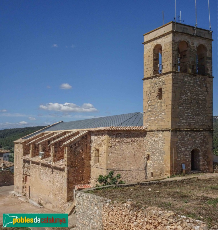 Garcia - Església de la Nativitat de la Mare de Déu (Església Vella) (Foto: Francesc Vidal-Barraquer, 2021) Garcia - Església de la Nativitat de la Mare de Déu (Església Vella)
