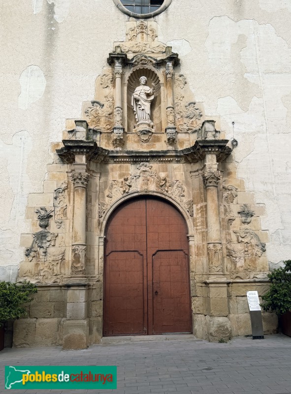 La Torre de l'Espanyol - Església de Sant Jaume. Portada