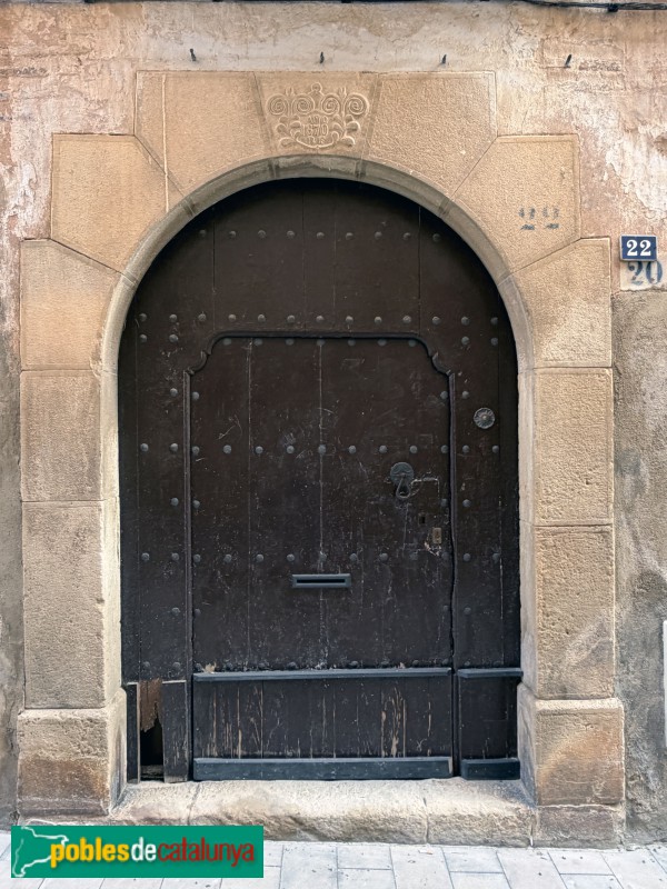 La Torre de l'Espanyol - Portal del segle XIX (Foto: Albert Esteves, 2026) La Torre de l'Espanyol - Portal del segle XIX