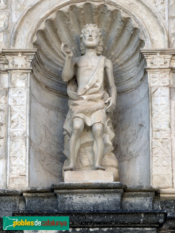 Ascó - Església de Sant Joan Baptista. Imatge del Baptista