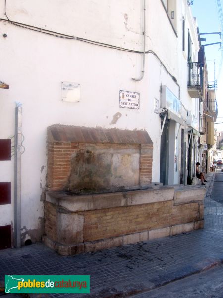 Cubelles - Font del carrer Sant Antoni