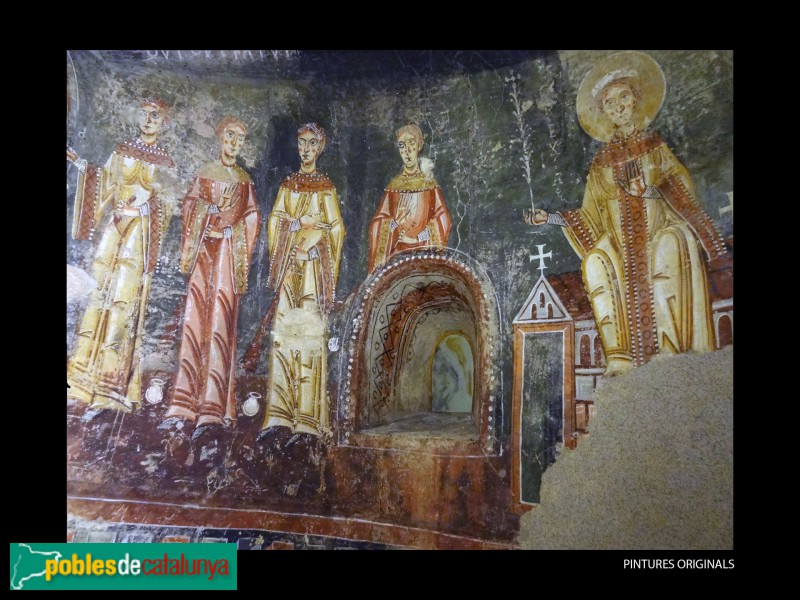 Pintures romàniques de Sant Quirze de Pedret Pintures romàniques de Sant Quirze de Pedret