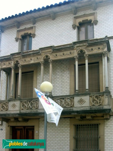 Esparreguera - Cal Bacallaner, façana posterior