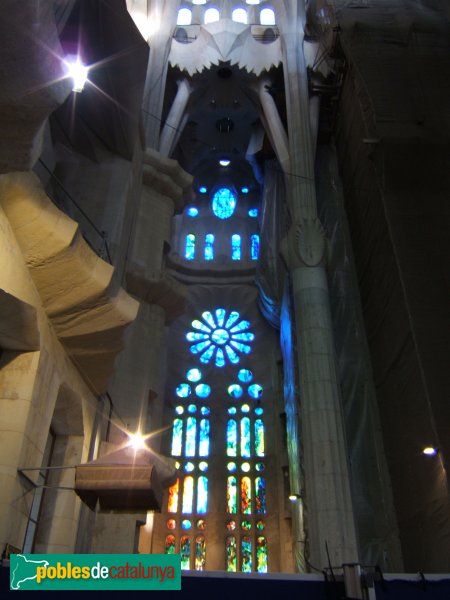 Barcelona - Sagrada Família, interior