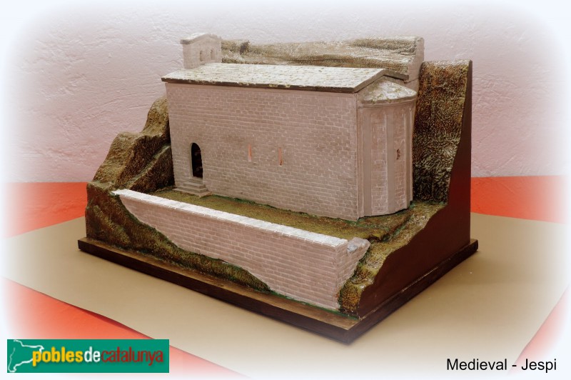 El Montmell - Església vella de Sant Miquel, maqueta