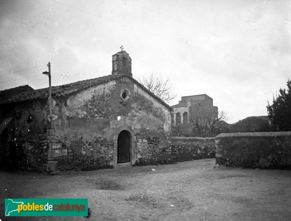 Sant Joan Despí - Capella Bonviatge (Foto: <i>Josep Salvany - Fons Salvany, Biblioteca de Catalunya</i>, 1921) Sant Joan Despí - Capella Bonviatge